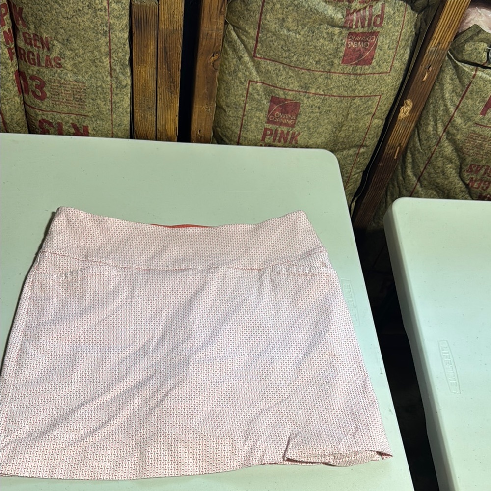 Pink Patterned Women's Skirt
